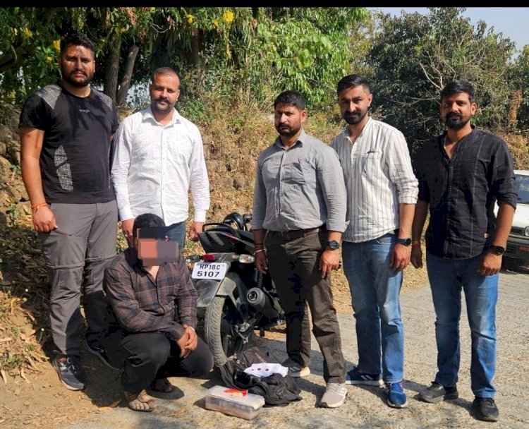 Sirmour: युवक 12.2 ग्राम चिट्टे के साथ गिरफ्तार, पुलिस ने ऐसे किया काबू... ddnewsportal.com