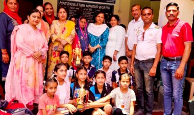 Paonta Sahib: कोटड़ी ब्यास स्कूल फिर योग ओलंपियाड चैंपियन, अंडर-14 ब्लॉक स्तर... ddnewsportal.com