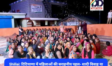 Shillai: टिटियाणा में महिलाओं की सराहनीय पहल- शादी विवाह या पार्टी में शराब परोसने पर कार्यक्रम का सभी लोग करेंगे बहिष्कार ddnewsportal.com