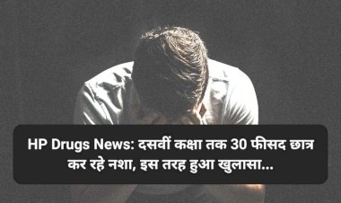 HP Drugs News: दसवीं कक्षा तक 30 फीसद छात्र कर रहे नशा, इस तरह हुआ खुलासा... ddnewsportal.com