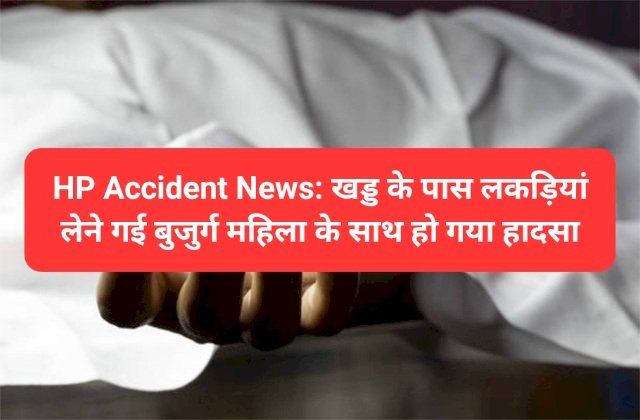 HP Accident News: खड्ड के पास लकड़ियां लेने गई बुजुर्ग महिला के साथ हो गया हादसा ddnewsportal.com