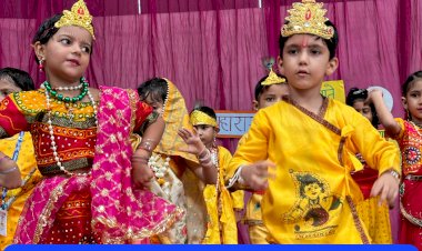 Paonta Sahib: डिवाइन विज़डम स्कूल में कृष्ण जन्मोत्सव पर माधव ने दिखाई मनोहर लीलाएं ddnewsportal.com