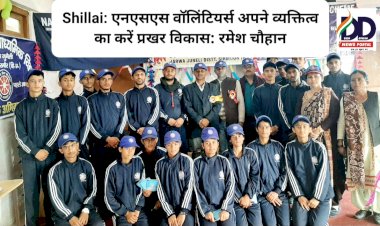 Shillai: एनएसएस वॉलिंटियर्स अपने व्यक्तित्व का करें प्रखर विकास: रमेश चौहान  ddnewsportal.com
