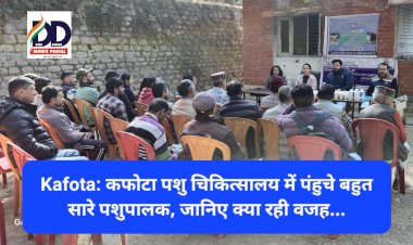 Kafota: कफोटा पशु चिकित्सालय में पंहुचे बहुत सारे पशुपालक, जानिए क्या रही वजह... ddnewsportal.com