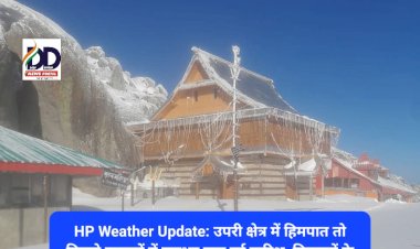 HP Weather Update: उपरी क्षेत्र में हिमपात तो निचले इलाक़ों में रातभर खूब हुई बारिश, किसानों के चेहरों पर रौनक ddnewsportal.com