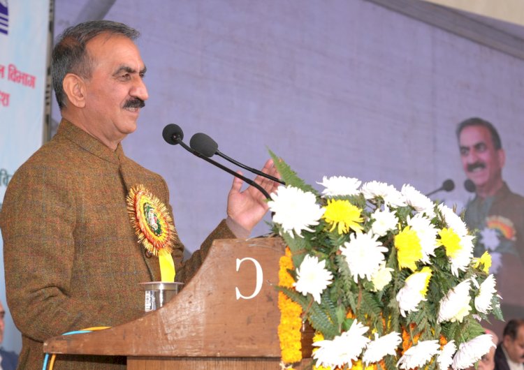 CM Sukhu News: सीएम सुक्खू बोले, व्यवस्था परिवर्तन की परिकल्पना को साकार कर रहा खिलाड़ियों का सम्मान ddnewsportal.com