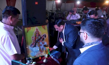 Paonta Sahib: कार्यकारी उपायुक्त एल आर वर्मा ने किया होली मेले की पहली सांस्कृतिक संध्या का शुभारंभ  ddnewsportal.com