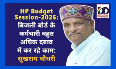 HP Budget Session-2025: बिजली बोर्ड के कर्मचारी बहुत अधिक दबाव में कर रहे काम: सुखराम चौधरी  ddnewsportal.com