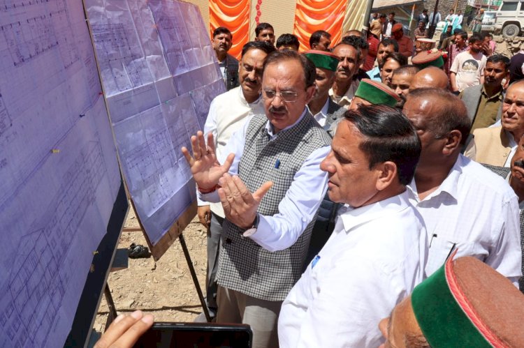 Shillai: उद्योग मंत्री ने किया शिलाई अस्पताल बिल्डिंग का भूमि पूजन, 19 करोड़ से होगा निर्मित भवन ddnewsportal.com