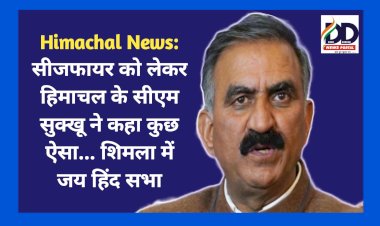 Himachal News: सीजफायर को लेकर हिमाचल के सीएम सुखविंदर सिंह सुक्‍खू ने कहा कुछ ऐसा... शिमला में जय हिंद सभा ddnewsportal.com