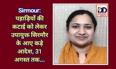 Sirmour: पहाड़ियों की कटाई को लेकर उपायुक्त सिरमौर के आए कड़े आदेश, 31 अगस्त तक...  ddnewsportal.com