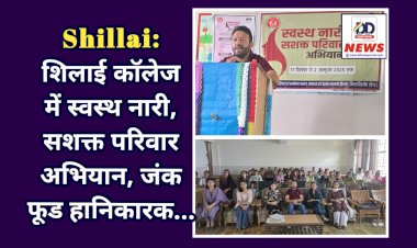 Shillai: शिलाई कॉलेज में स्वस्थ नारी, सशक्त परिवार अभियान, जंक फूड हानिकारक...  ddnewsportal.com