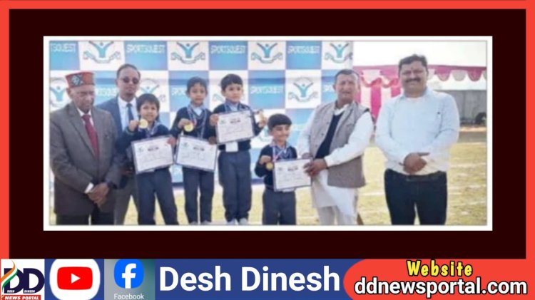 Paonta Sahib: द एशियन स्कूल में एनुअल स्पोर्ट्स इवेंट्स, समाजसेवी आरपी तिवारी ने सम्मानित किए होनहार ddnewsportal.com